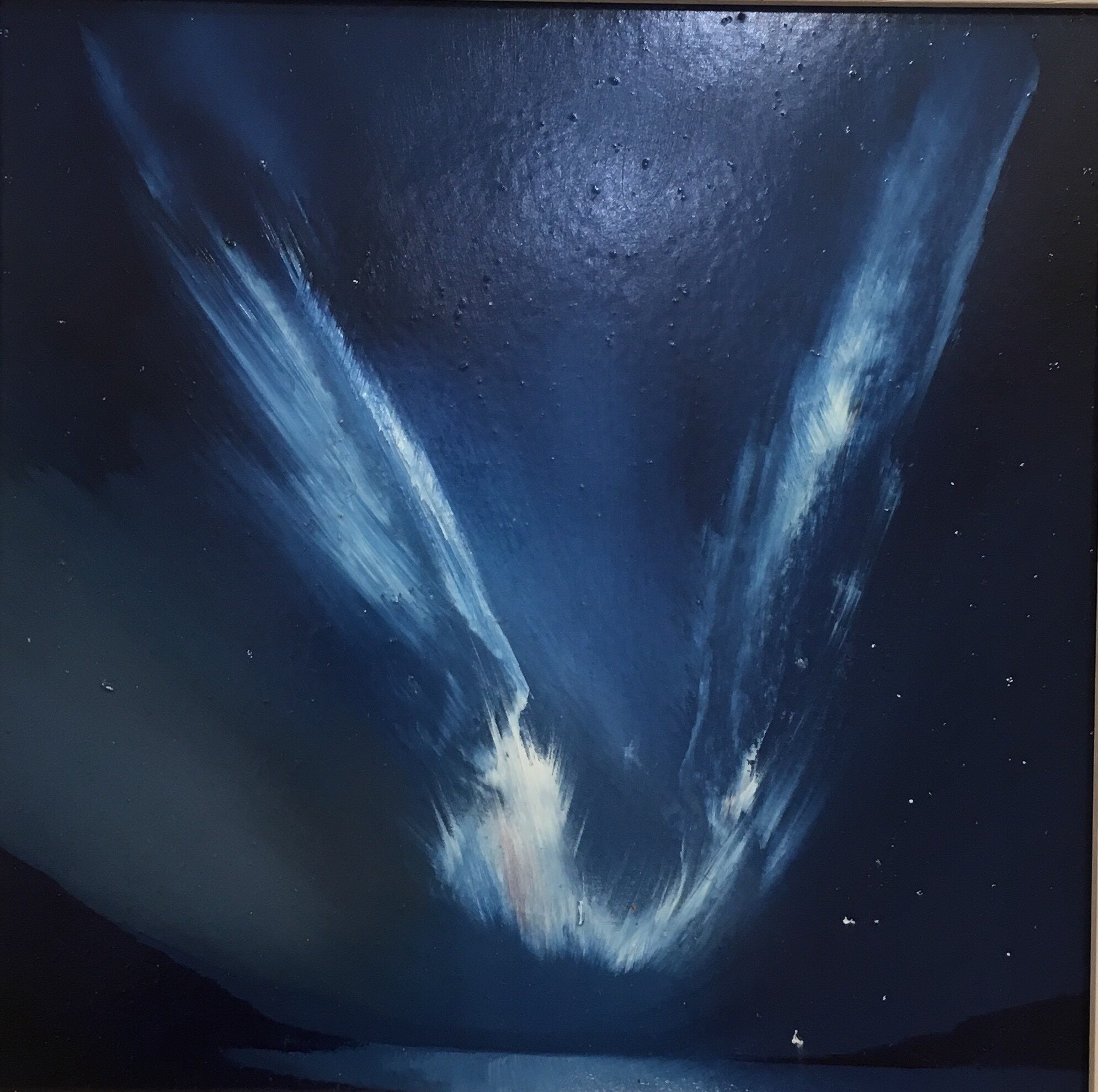 'Blue Aurora, the Angels Wings' by artist Maureen Rocksmoore